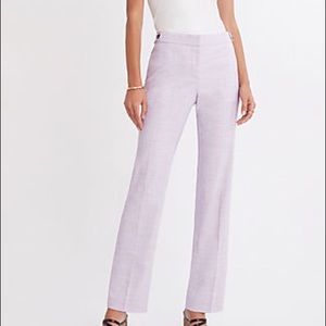 Ann Taylor The Straight Pants in Lavender